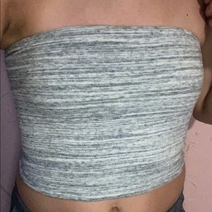 Gray tube top